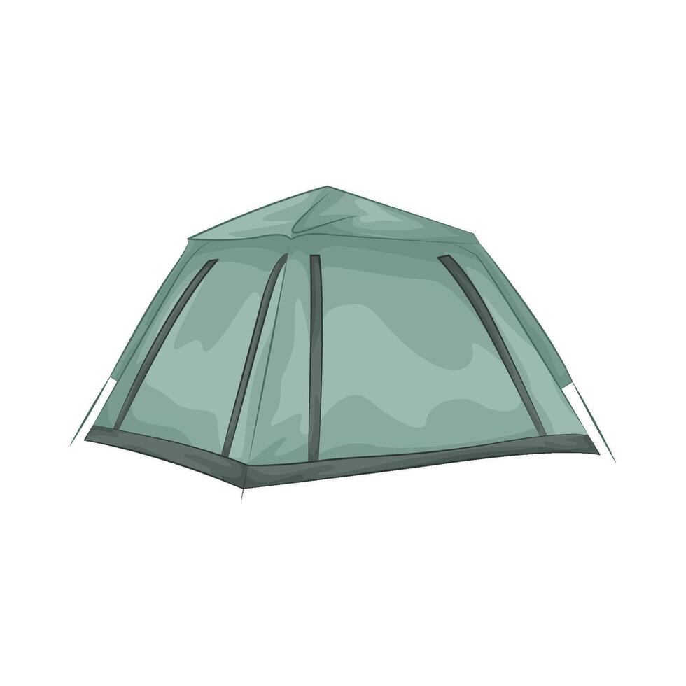 Illustration of camping tent vector