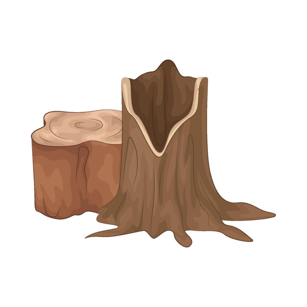 Illustration of wood vector