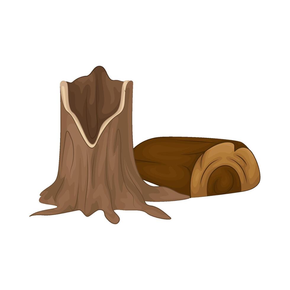 Illustration of wood vector
