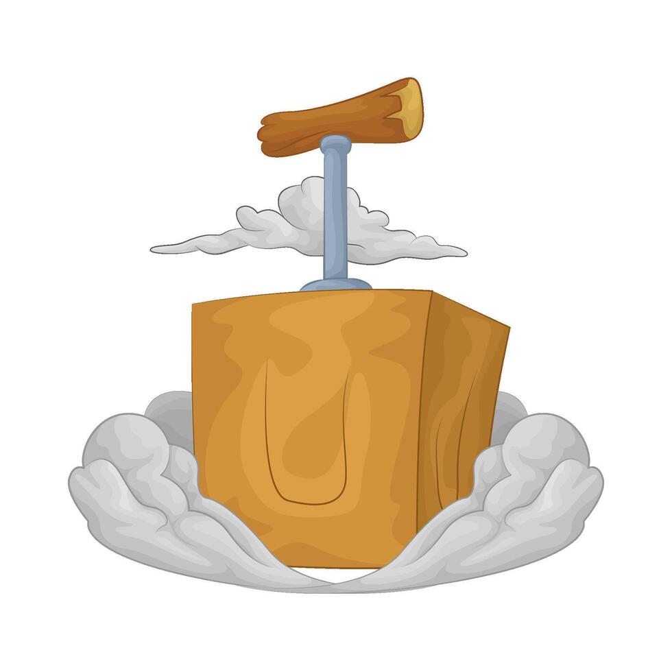 Illustration of bomb detonator box vector