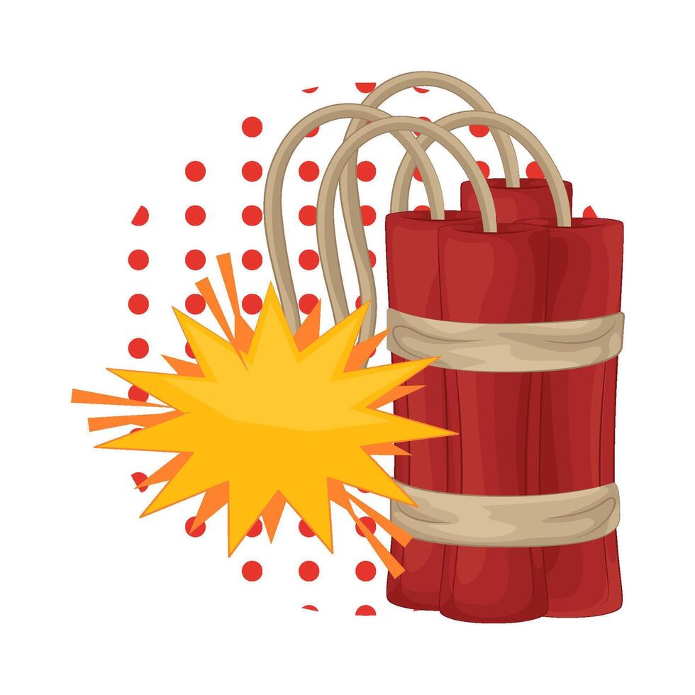 Illustration of bomb vector