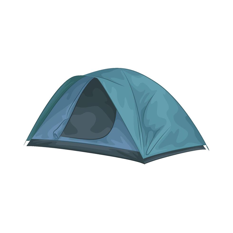 Illustration of camping tent vector