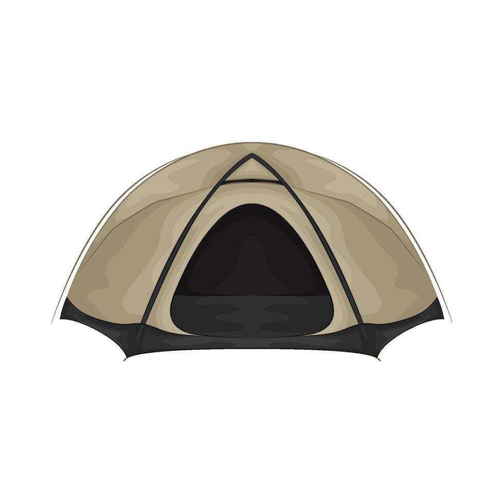 Illustration of camping tent vector