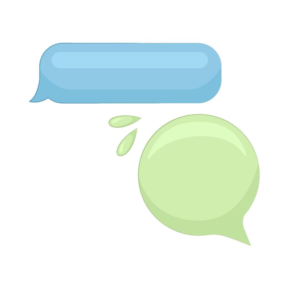 Illustration of chat box vector