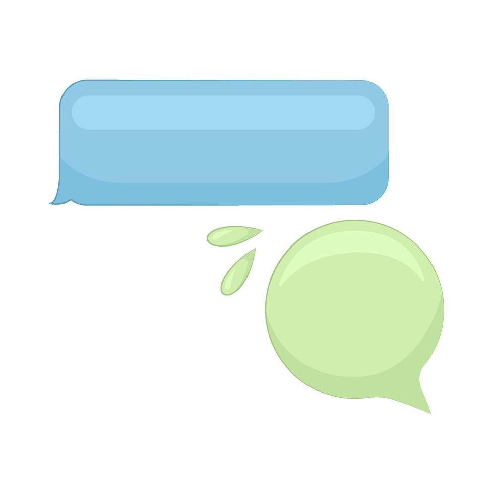 Illustration of chat box vector