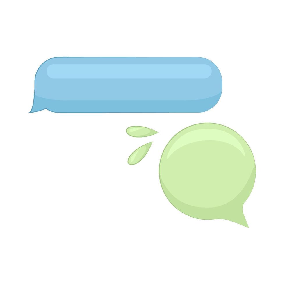 Illustration of chat box vector