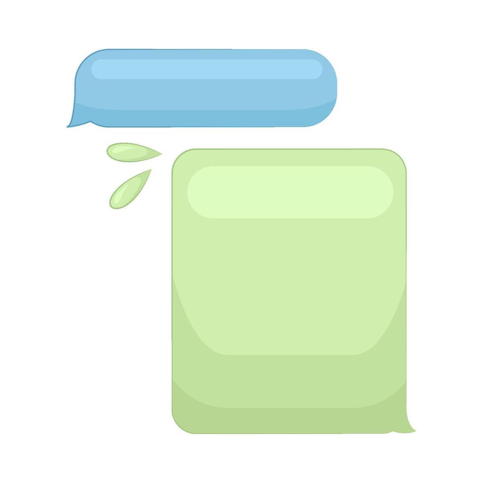 Illustration of chat box vector
