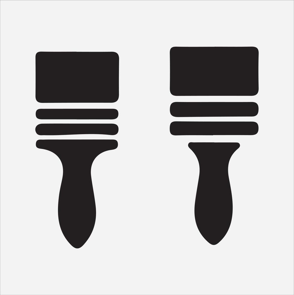 Paint roller icon illustration on White Background vector