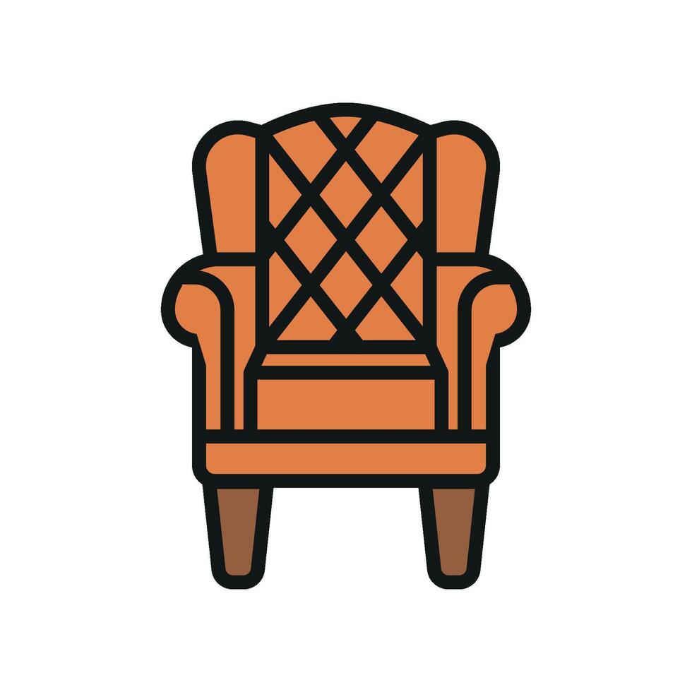 Wing chair icon design templates simple and modern vector