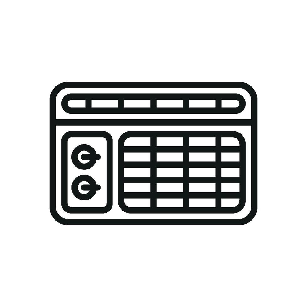 Air conditioner icon design templates simple and modern vector