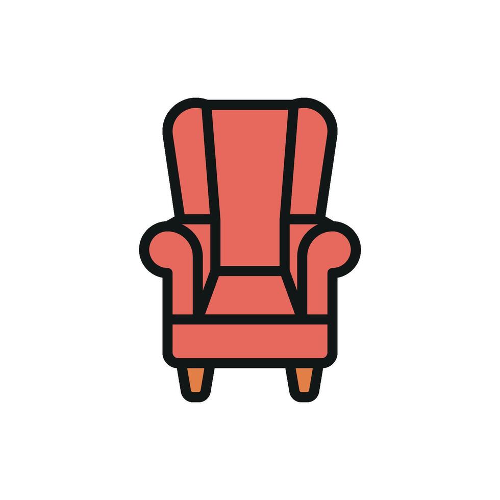 Wing chair icon design templates simple and modern vector