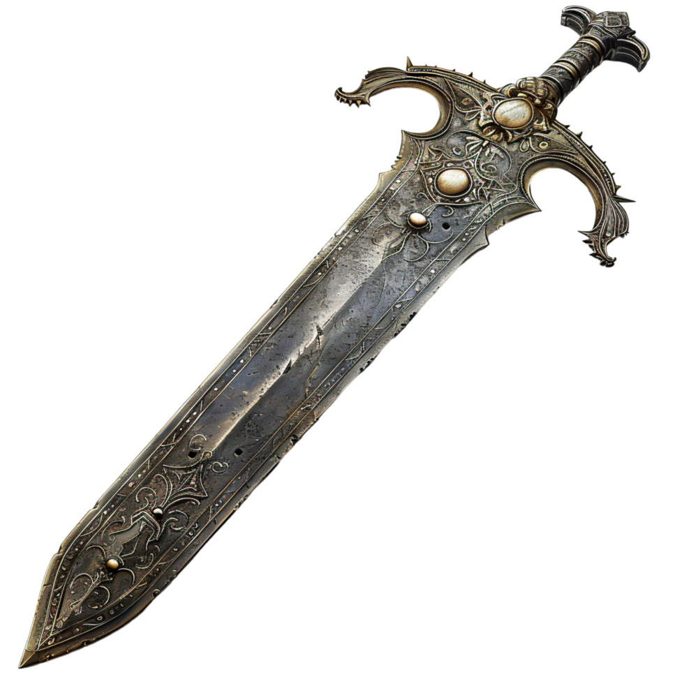 Spartan Spear with Long Shaft Ancient Greek Weapon png