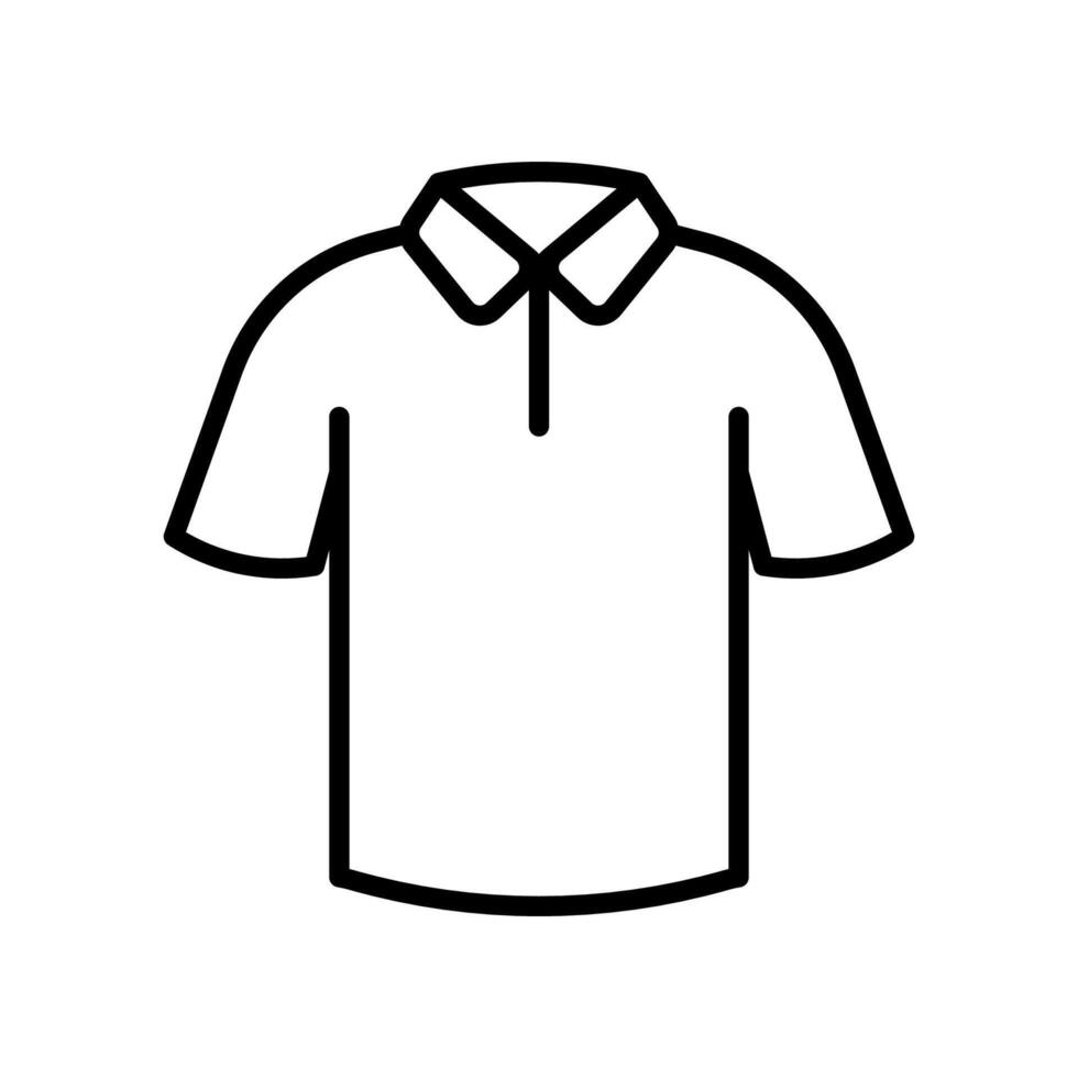 Polo shirt icon isolated on white background. vector