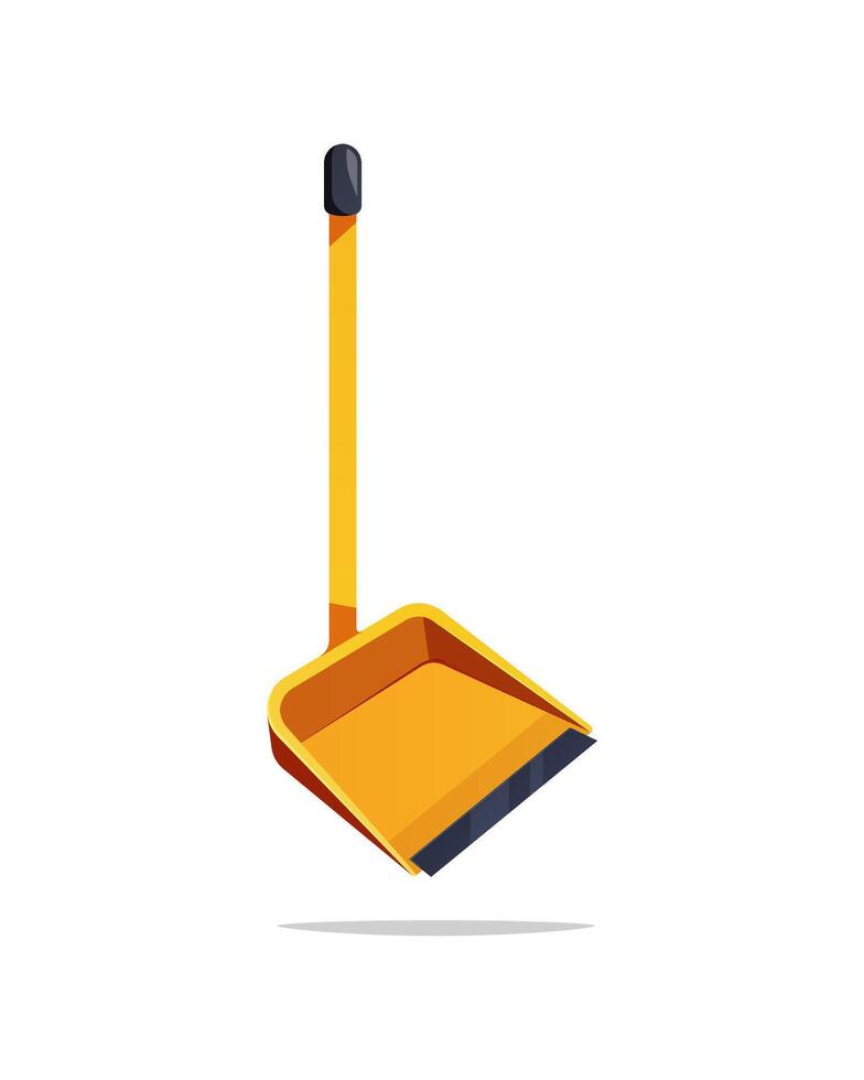 Dustpan isolated on white background. vector