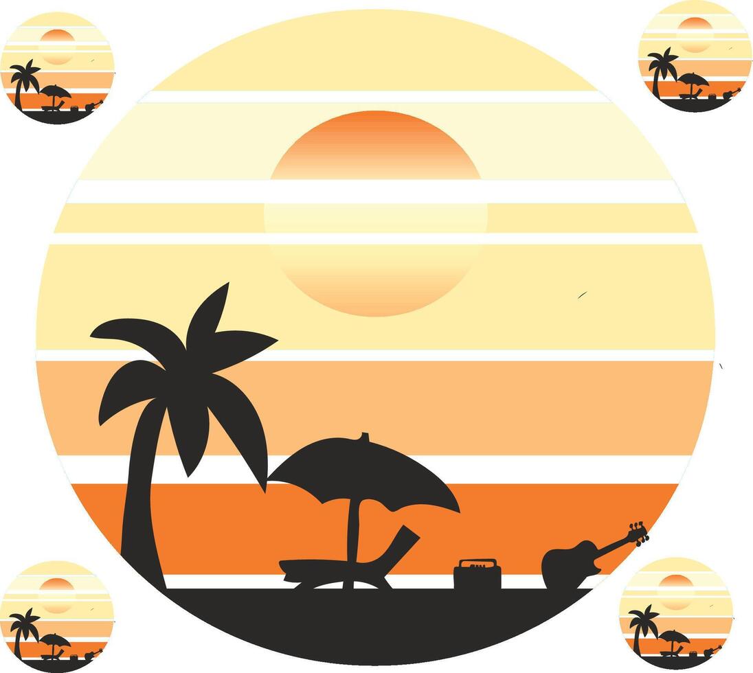 Summer Poster Background vector