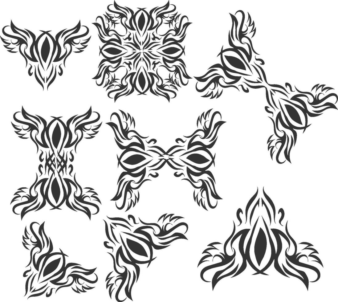 Tattoos thai pattern vector