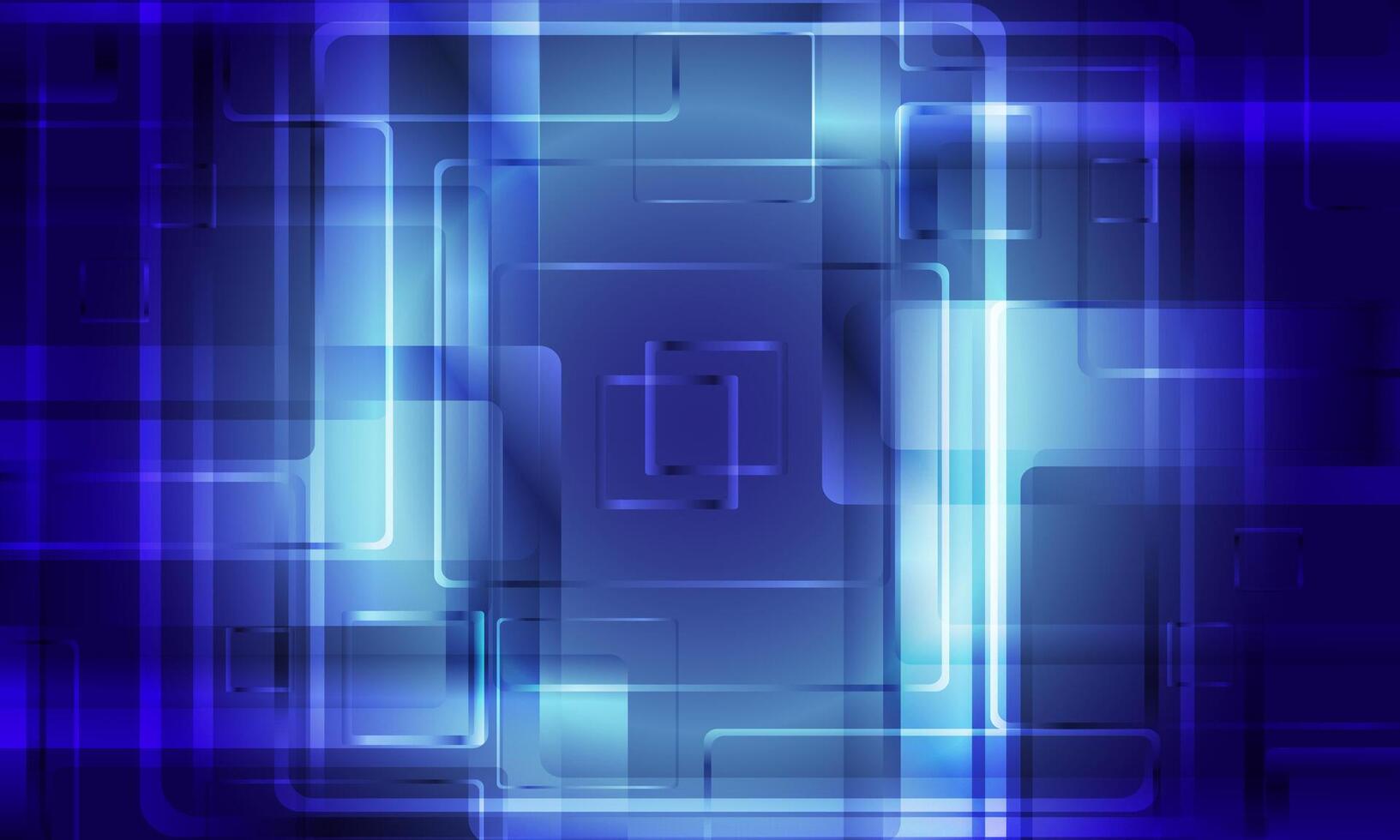 Smooth colorful abstract techno background. blue background. vector