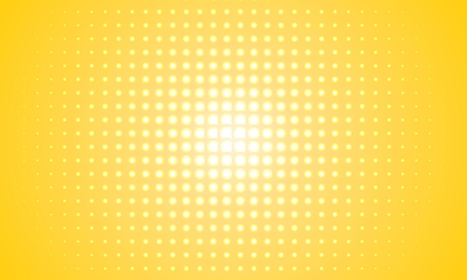halftone dots. white dots on yellow background. vector