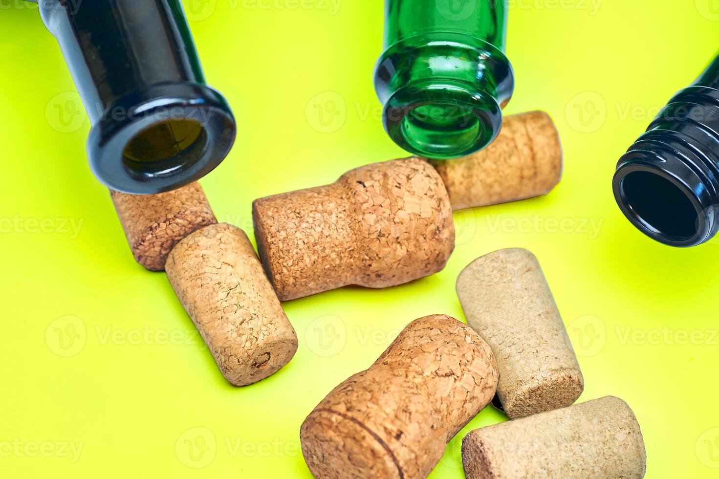 Wine corks,stoppers bottle. Old taste of pleasure photo
