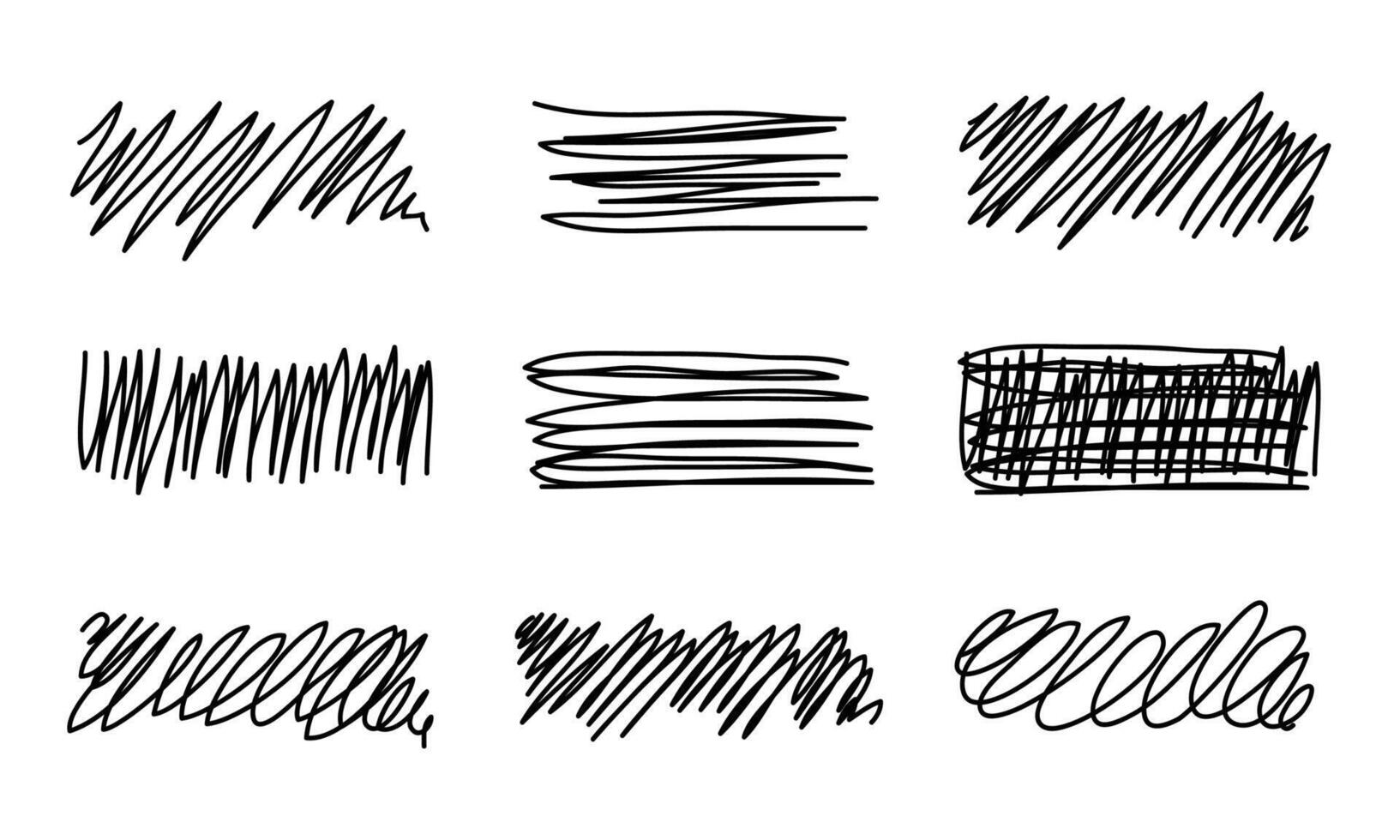 Pencil sketch texture scribble collection. Hand drawn freehand scribble line texture. vector