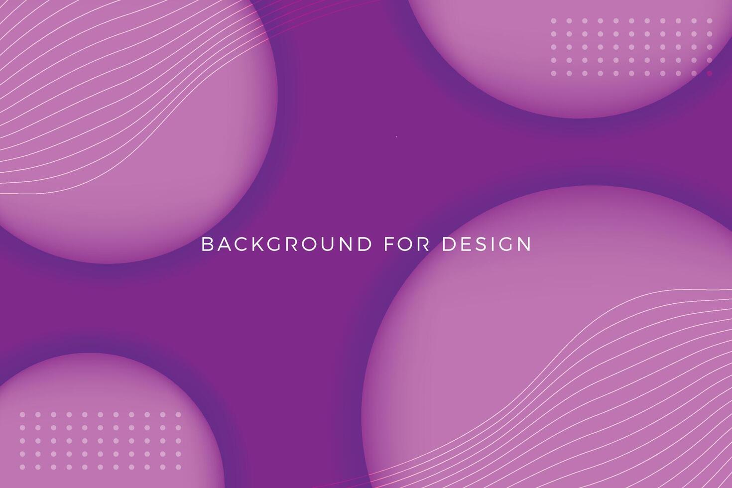 Purple abstract background with circle shapes. illustration vector