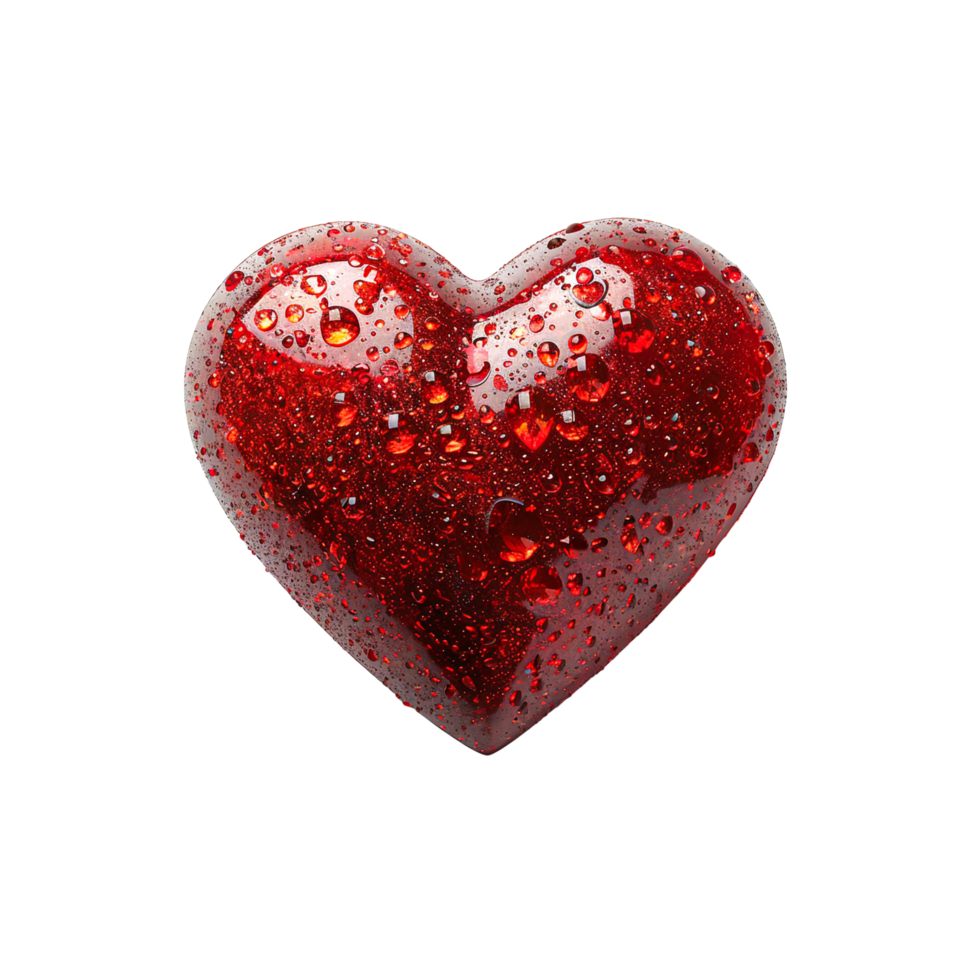 Vibrant Red Heart Symbol png