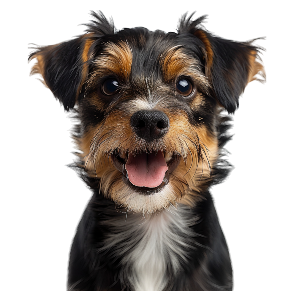 Happy Dog Wagging Its Tail with Joyful Expression png
