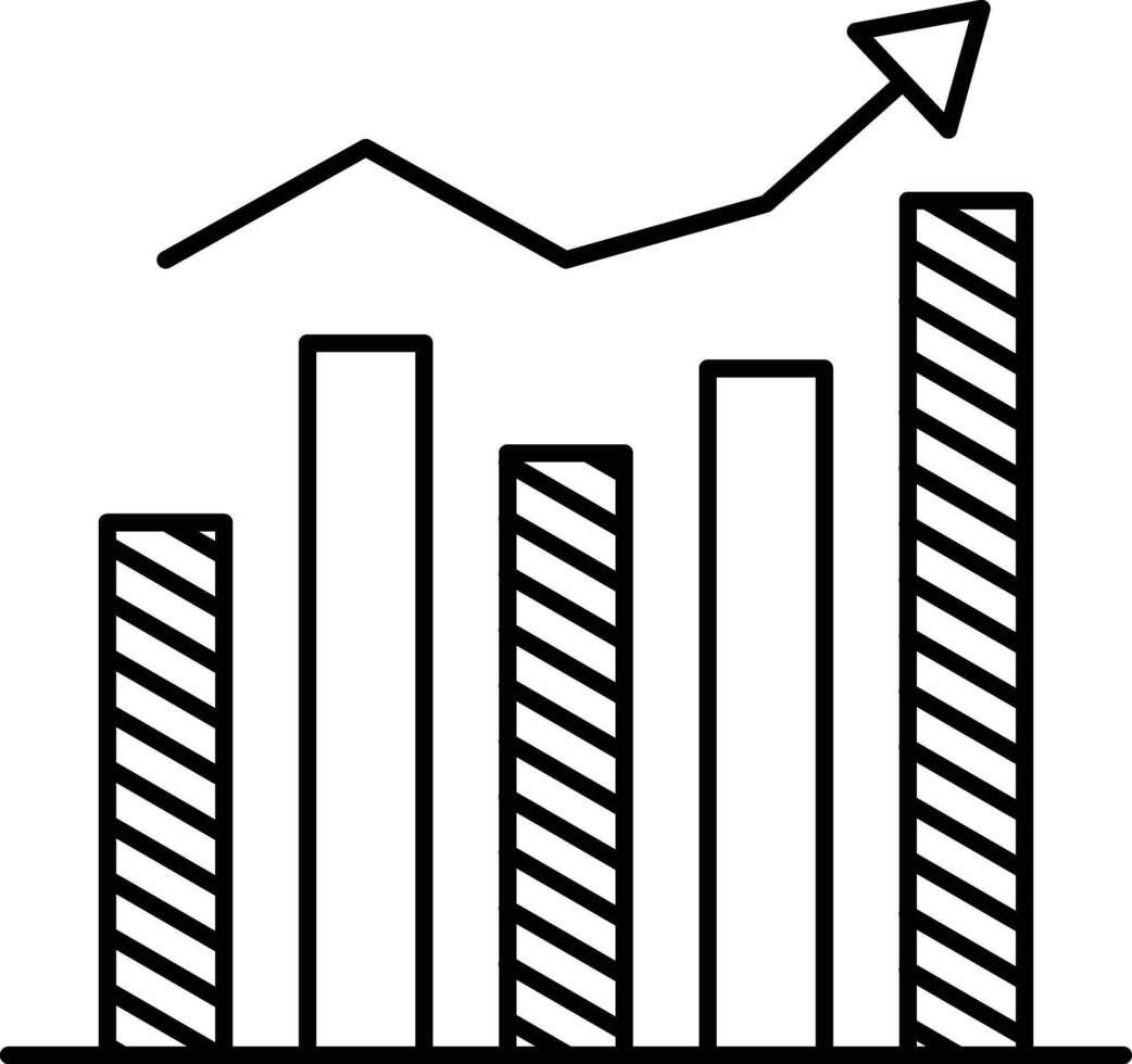 bar chart illustration design vector