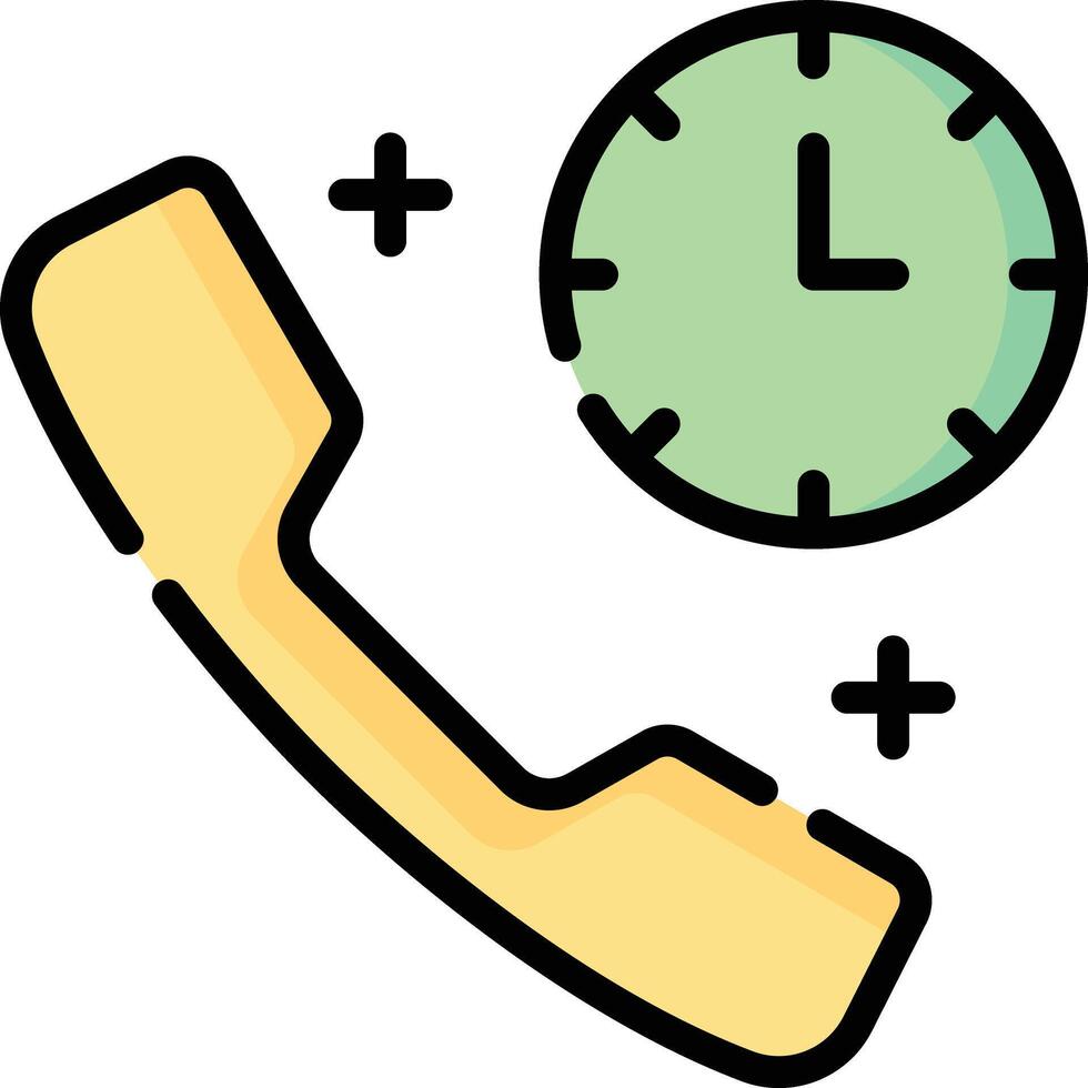 call illustration design vector