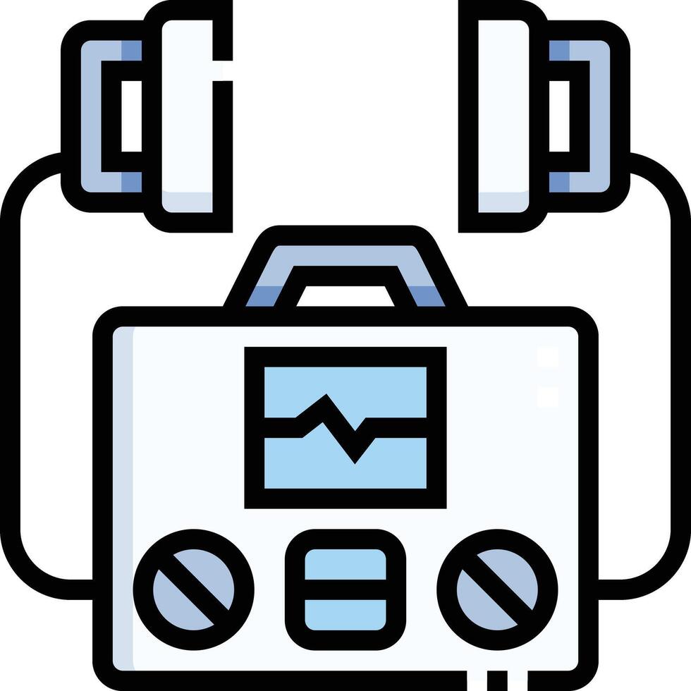 defribillator illustration design vector