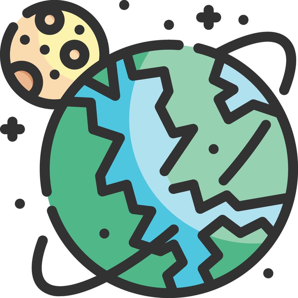 earth illustration design vector