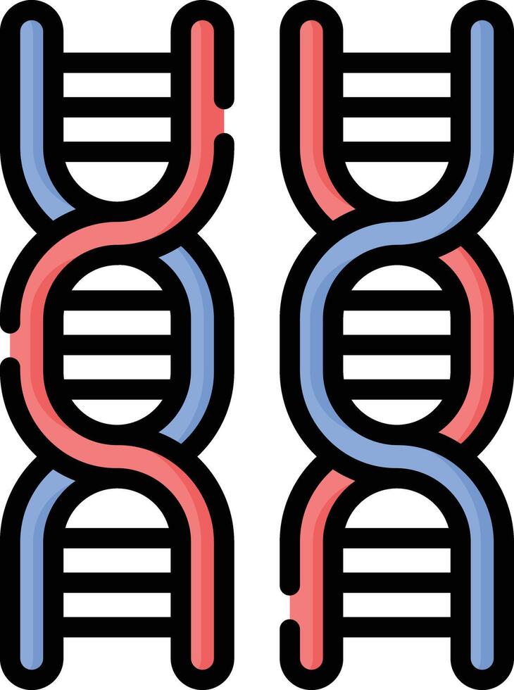 dna illustration design vector
