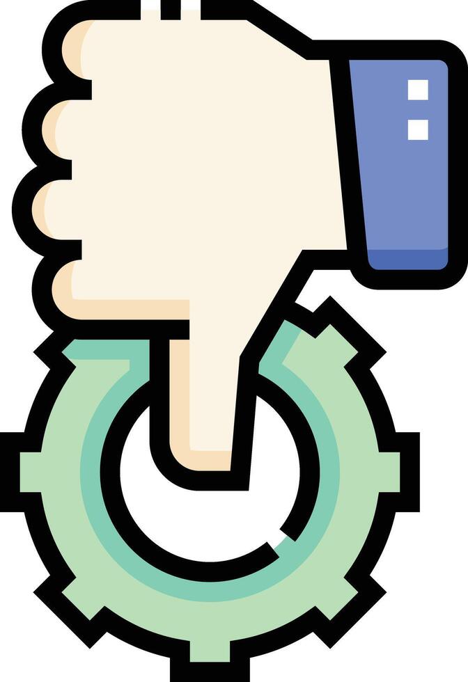 dislike illustration design vector