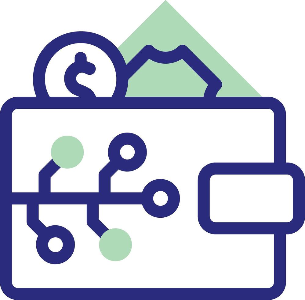 digital wallet illustration design vector