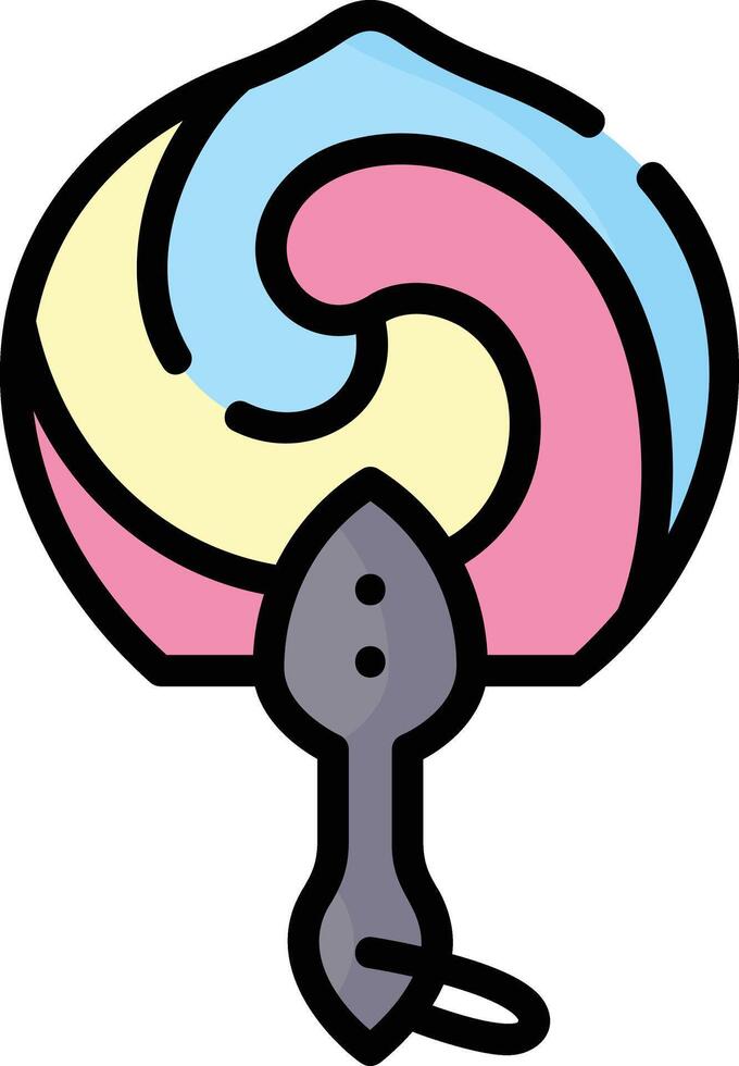 fan illustration design vector