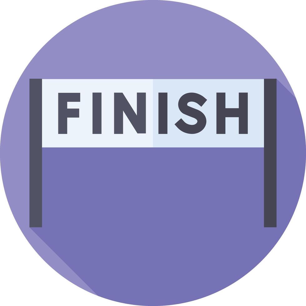finish line illustration design vector