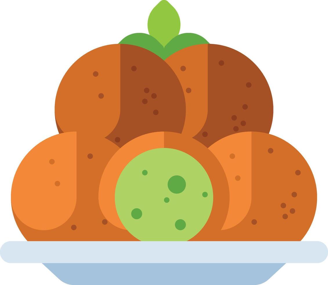 falafel illustration design vector