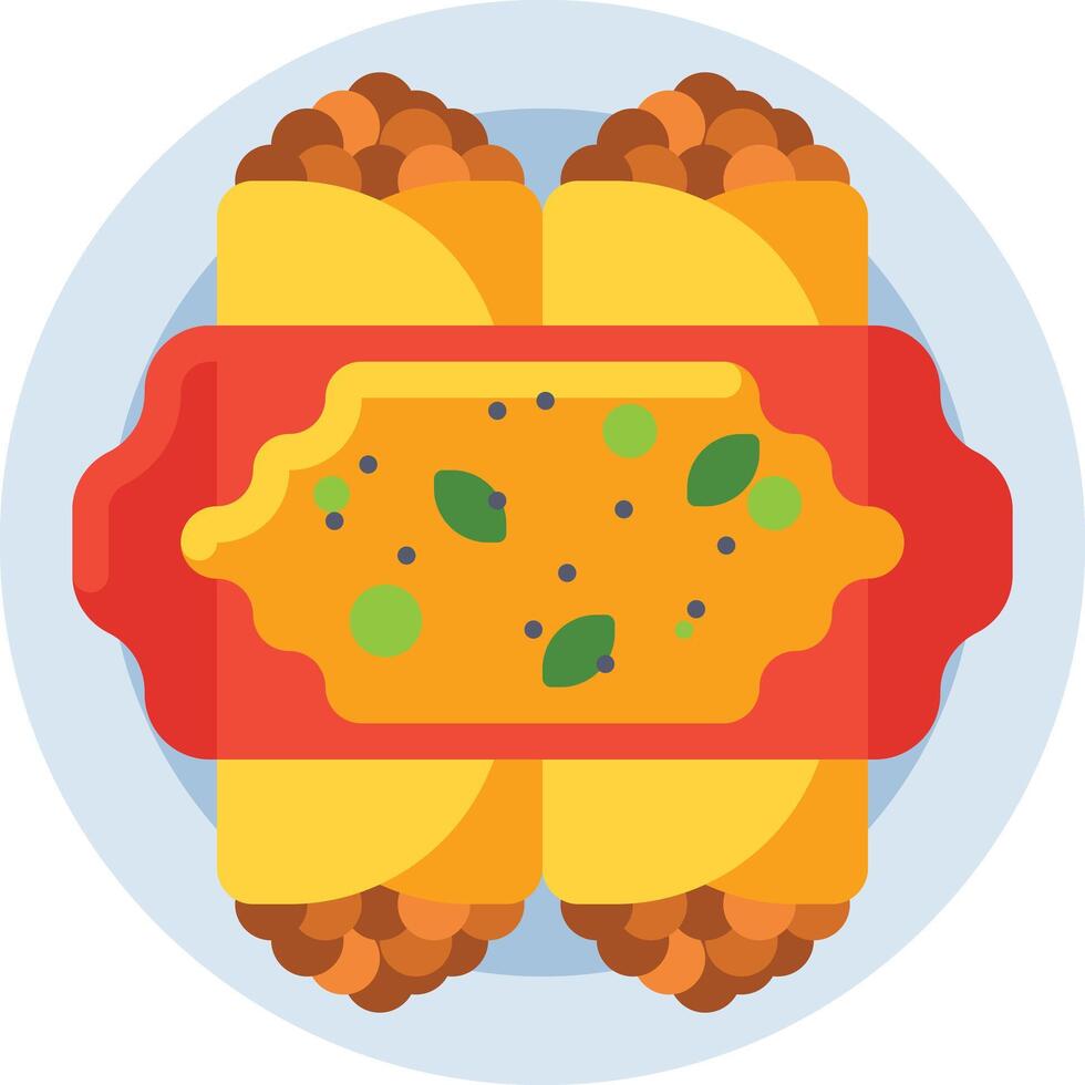 enchilada illustration design vector