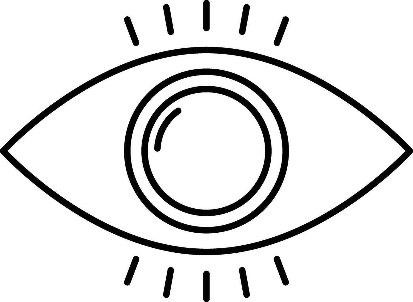 eye illustration design vector