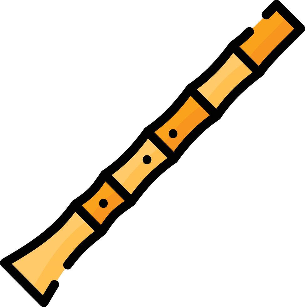 flute illustration design vector