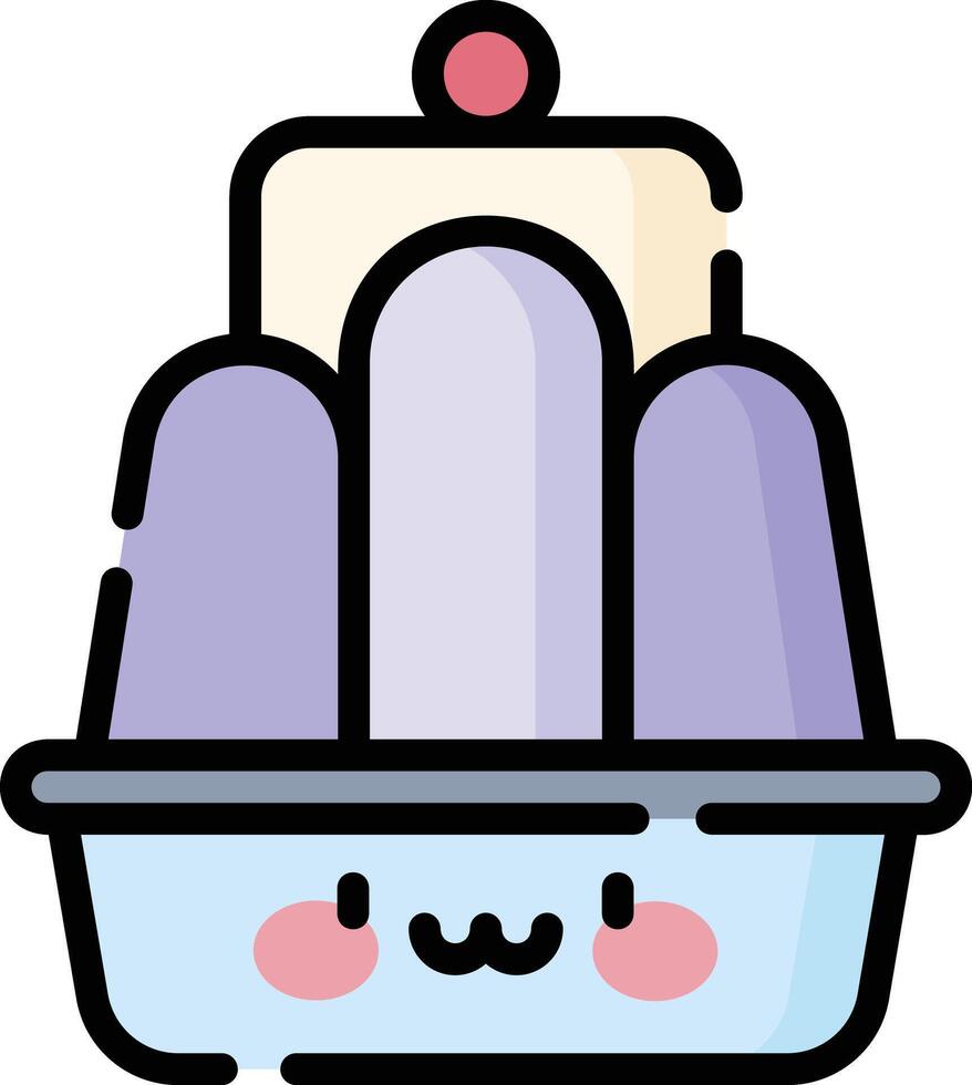 flan illustration design vector