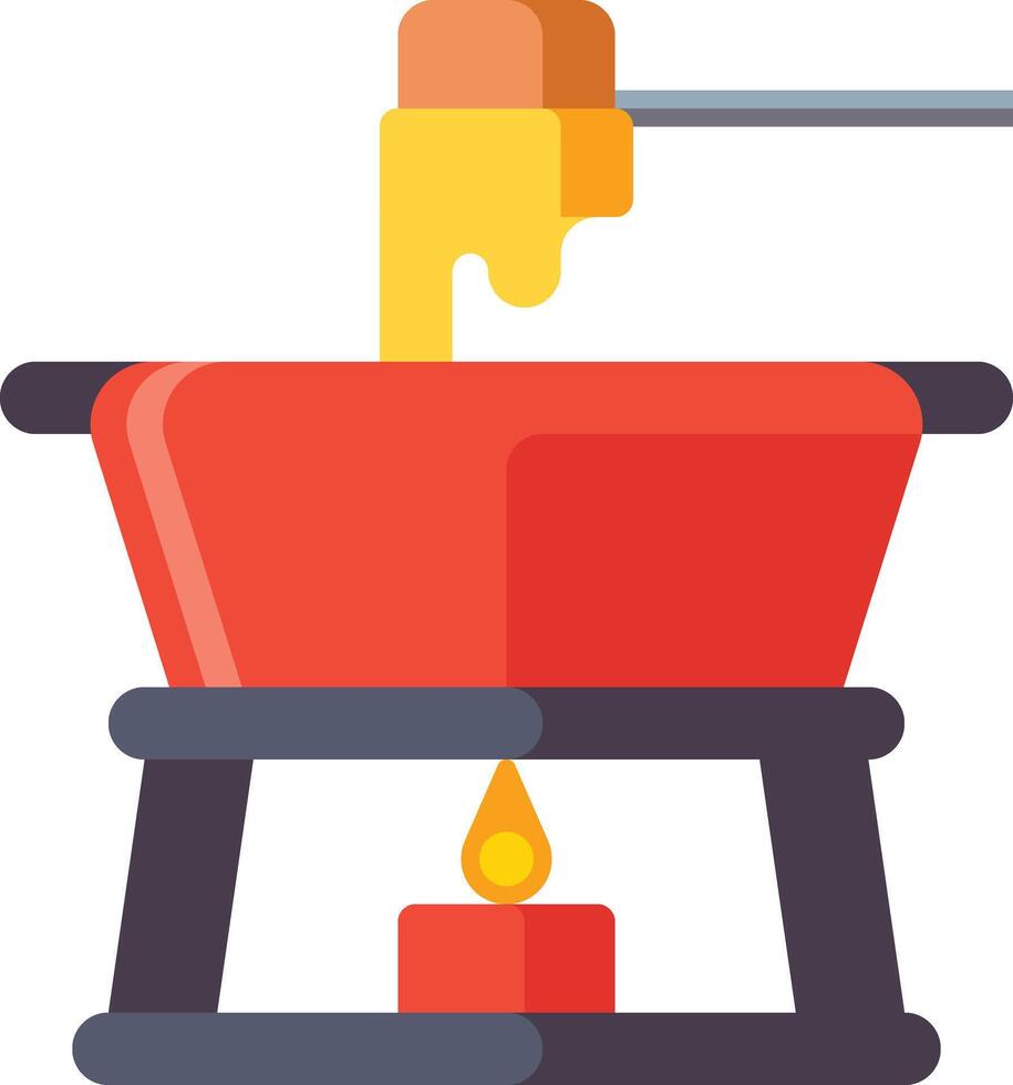 fondue illustration design vector