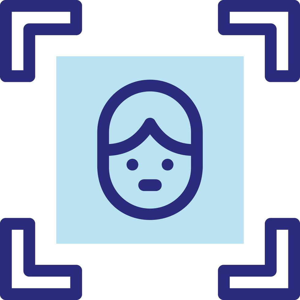 face scanner illustration design vector