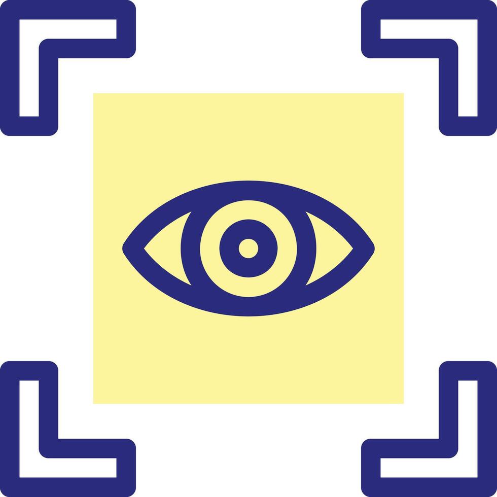 eye scanner illustration design vector