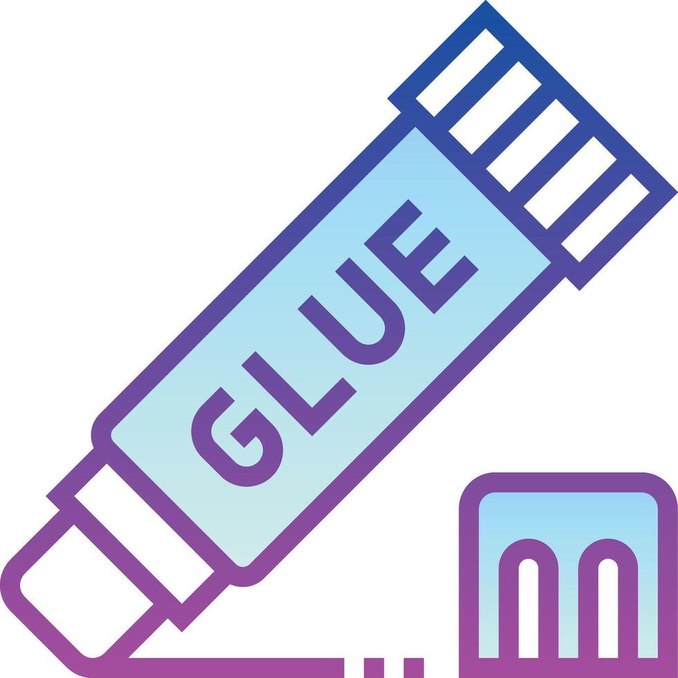 glue stick illustration design vector