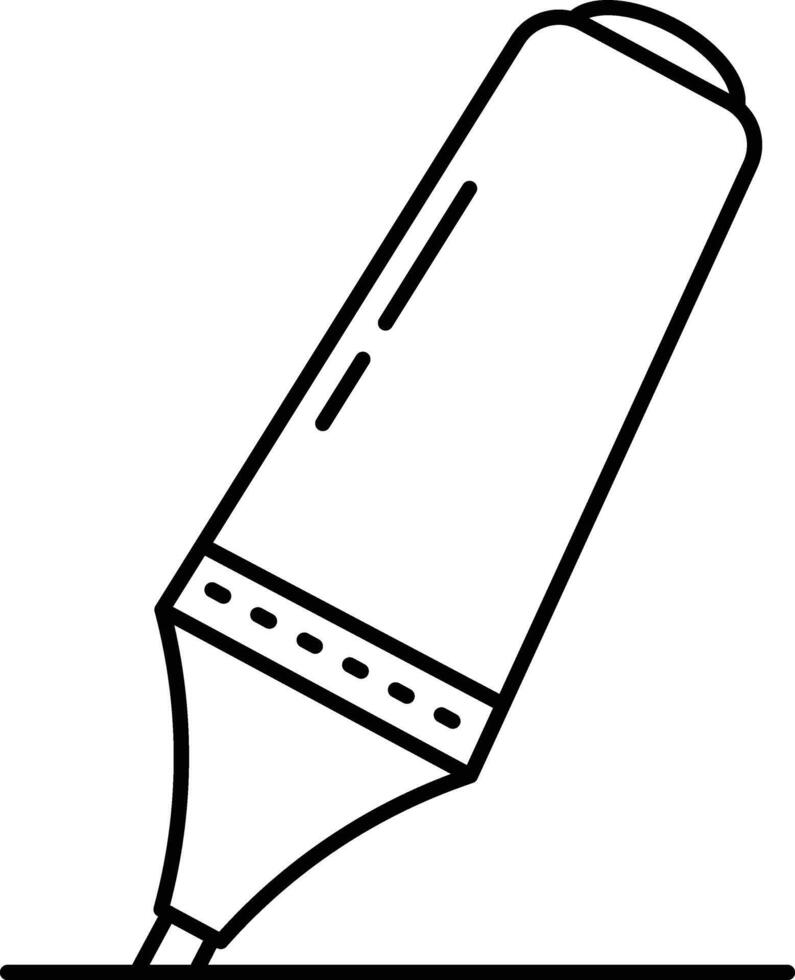 highlighter illustration design vector