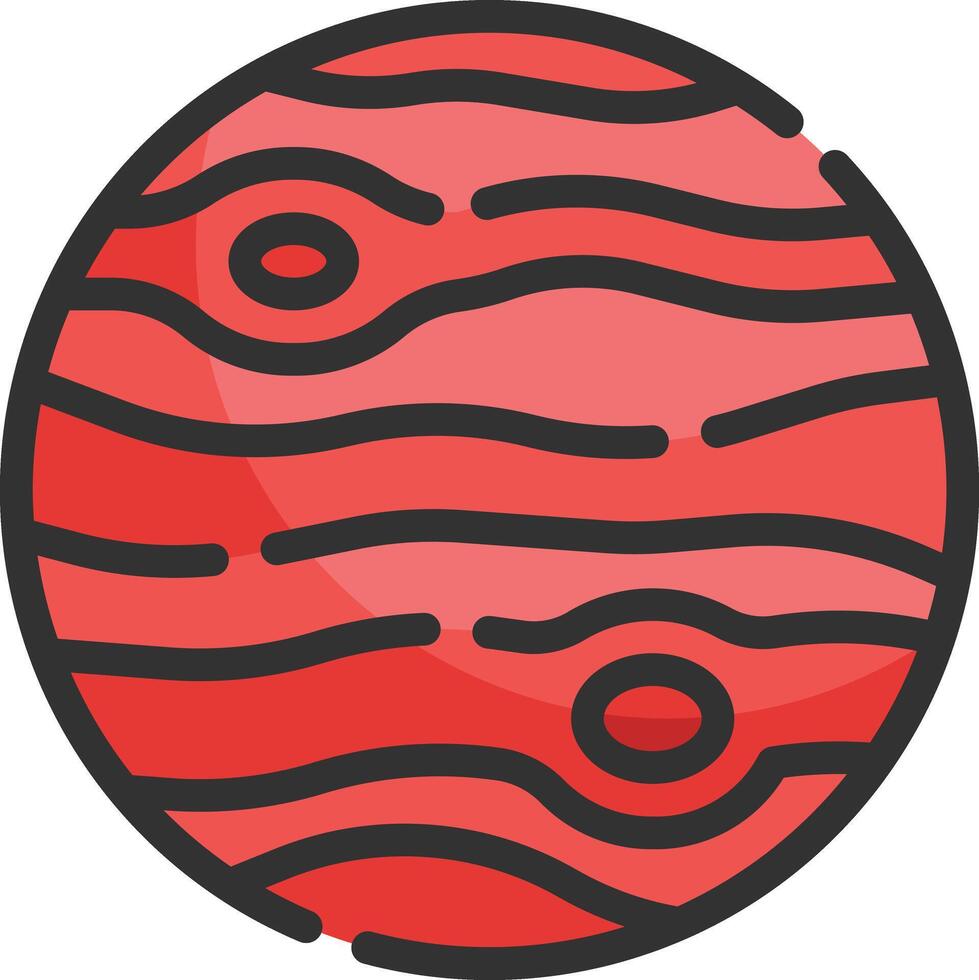 jupiter illustration design vector