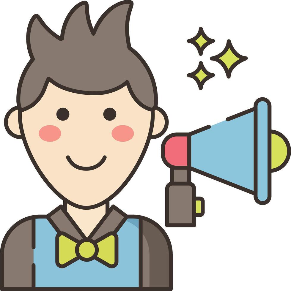 influencer illustration design vector