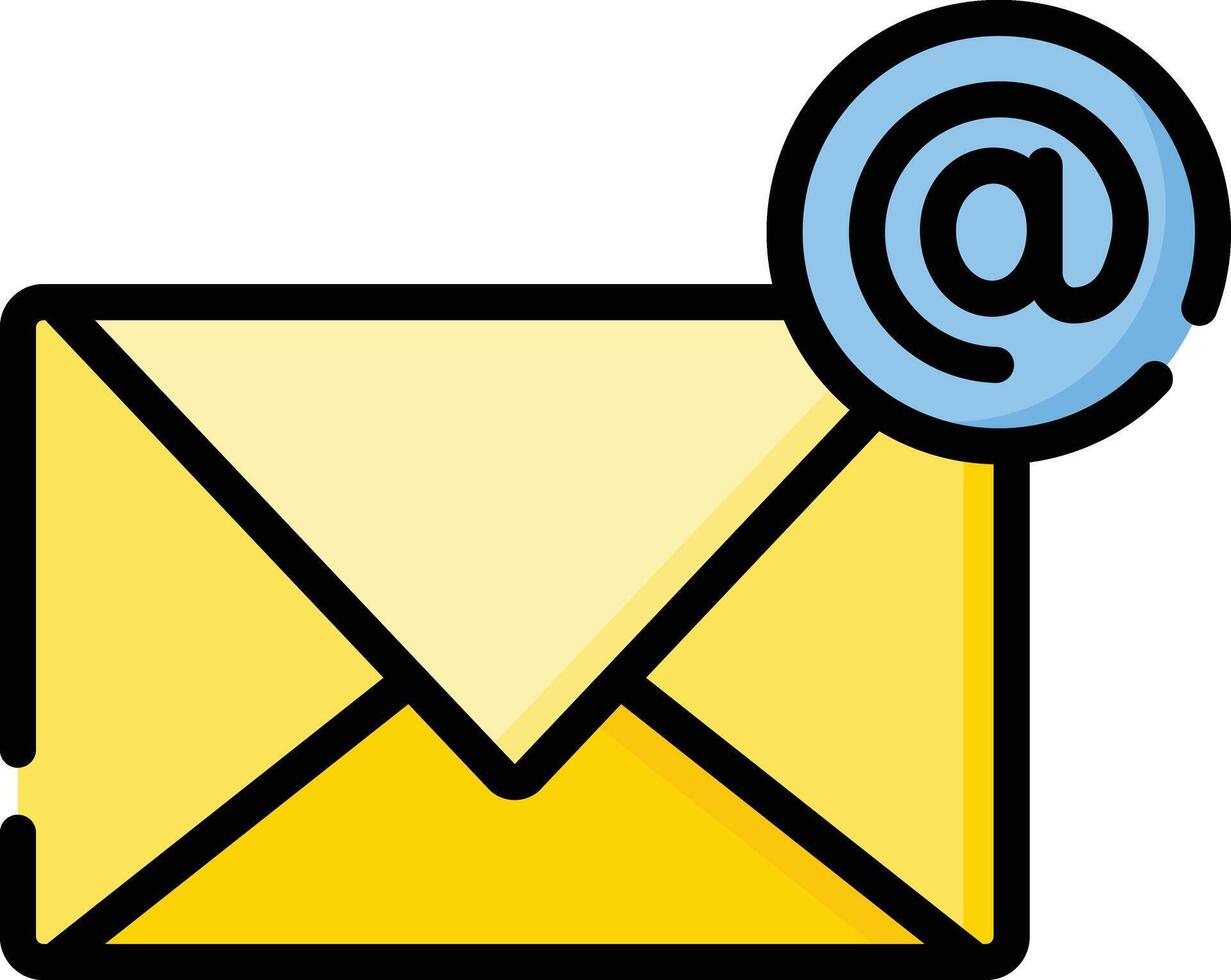 mail illustration design vector