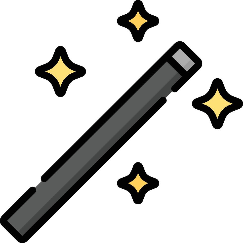 magic wand illustration design vector